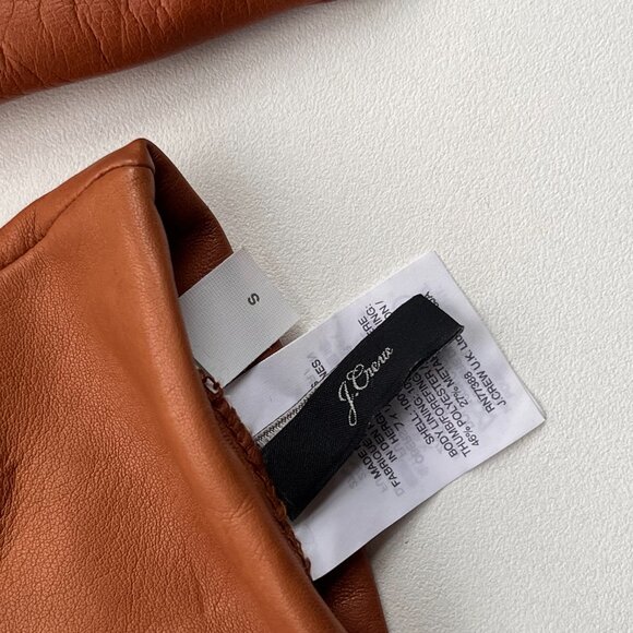 J.Crew Leather Gloves with Wool Lining – Size Small - Picture 2 of 5